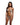 Model wearing a beaded bikini set on a white background