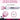 Pink and white massage wand with product details on a pink background
