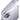 Close-up of a white wand massager with a black logo on a white background
