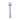 Purple handheld massager on a white background
