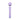 Purple handheld massager on a white background