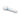 White vibrating massager with blue accents on a white background