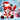 White Teddy bear in BDSM costume with Christmas presents in the background