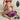 A woman in red lace lingerie sits on a beige bed using a purple Bedroom Bliss Wild Ride Rocking Saddle Sex Machine. An inset shows a close-up of the black 'Bedroom Bliss' device, and a 'Bedroom Bliss Signature Collection' logo appears in the bottom right.
