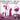 Promotional graphic for a dual-stimulation adult toy, showing a magenta vibrator on a white draped background with callout circles labeled 'Vibrating Come-Hither,' 'Thrusting Modes,' 'Clitoral Tapping,' and 'Powerful Dual Stimulation.' Brand text 'BEDROOM BLISS' appears in the lower right.