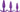 Gossip Rump Rockers Anal Plugs - Violet