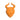 Zodiac Taurus Mini Vibe - Orange horns on a white background