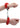 Shots Ouch Beginner's Handcuffs Furry - Red