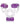 Evolved Ring True Unique Pleasure Rings Kit - Clear/Purple