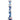 Icicles No. 8 Hand Blown Glass Massager - Clear w/Inside Blue Swirls