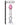 Icicles No. 12 Hand Blown Glass Massager - Clear w/Rose Tip