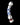 Icicles No. 18 Hand Blown Glass Massager - Clear w/Blue Knobs