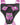 Dillio 7" Strap-On Suspender Harness Set - Pink