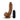 Loverboy The Boxer 9" Vibrating Cock - Mocha