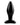 Anal Fantasy Medium Silicone Plug - Black