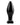 Anal Fantasy Medium Silicone Plug - Black