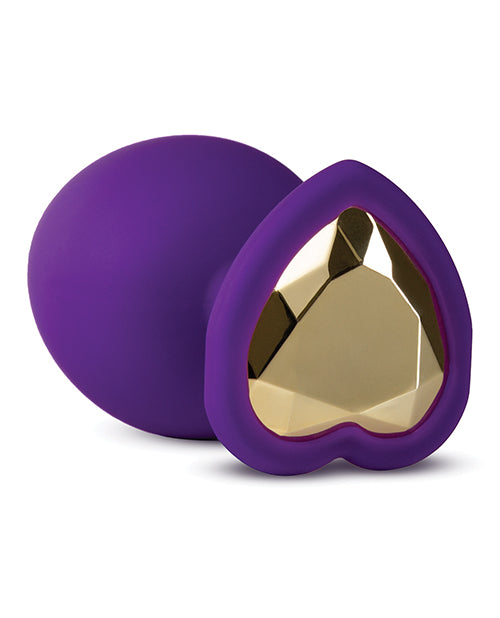 Temptasia Bling Anal Plug with Gem Small - Purple Adult Toy Box Temptasia Bling Anal Plug with Gem Small - Purple Adult Toy Box