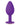 Temptasia Bling Plug with Gem Small - Purple