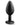Temptasia Bling Plug with Gem Small - Black