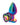 Rear Assets Multicolor Heart Medium - Rainbow