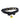 Golden Kitty Cat Bell Collar - Black/Gold