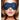 Shots Denim Eye Mask - Blue