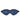 Shots Denim Eye Mask - Blue