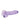Shots RealRock Realistic Crystal Clear 7" Dildo w/Balls - purple