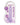 Shots RealRock Realistic Crystal Clear 7" Dildo w/Balls - purple