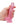 Shots RealRock Realistic Crystal Clear 6" Dildo w/Balls - pink