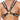 Shots Uomo Men's Pyramid Stud Body Harness - Black