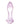 Glas 5" Rosebud Glass Butt Plug - Pink