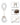 Playful Furry Cuffs - White