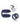 Viceroy Dual Ring - Blue