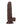 Get Lucky 7.5" Real Skin Dildo - Dark Brown