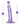 Blush B Yours Plus 7.5" Lust n' Thrust Dildo - purple