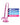 Blush Naturally Yours 7" Crystalline Dildo - pink