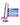 Naturally Yours 7" Crystalline Dildo - Amethyst