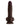 Shaft Model A Flexskin Liquid Silicone 9.5" Dong w/Balls - Mahogany