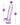 Blush Naturally Yours 6" Crystalline Dildo - Amethyst