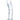 Glas 7" Realistic Curved Glass Dildo w/Veins - Clear