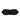 Shots Ouch Black & White Satin Curvy Eye Mask w/Elastic Straps - Black