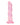 Shots RealRock Crystal Clear 7" Dildo - pink