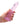 Shots RealRock Crystal Clear 7" Dildo - pink