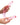 Shots RealRock Crystal Clear 17" Double Dildo - Pink