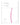 Shots RealRock Crystal Clear 17" Double Dildo - Pink