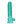 Realrock Crystal Clear 8" Dildo with Balls Turquoise