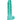 Shots RealRock Realistic Crystal Clear 7" Dildo w/Balls - Turquoise