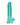 Shots RealRock Realistic Crystal Clear 7" Dildo w/Balls - Turquoise