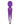 Nixie Rechargeable Wand Massager - Purple Ombre Metallic
